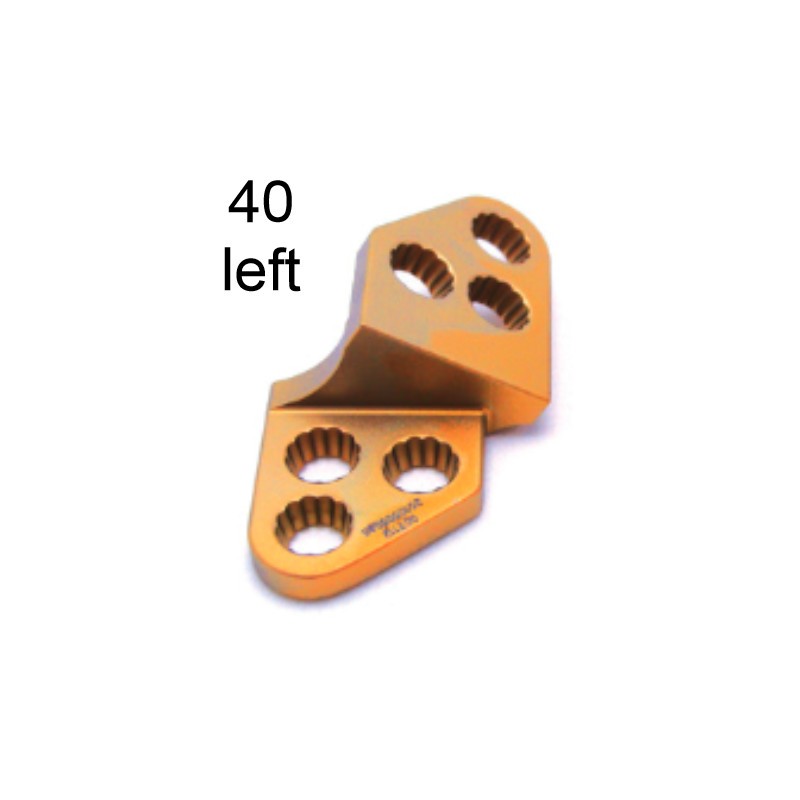 Płyta 3.5mm PAX Locking TPO Plates - Titanium (Gold, 6 Holes, Left, 40) Securos