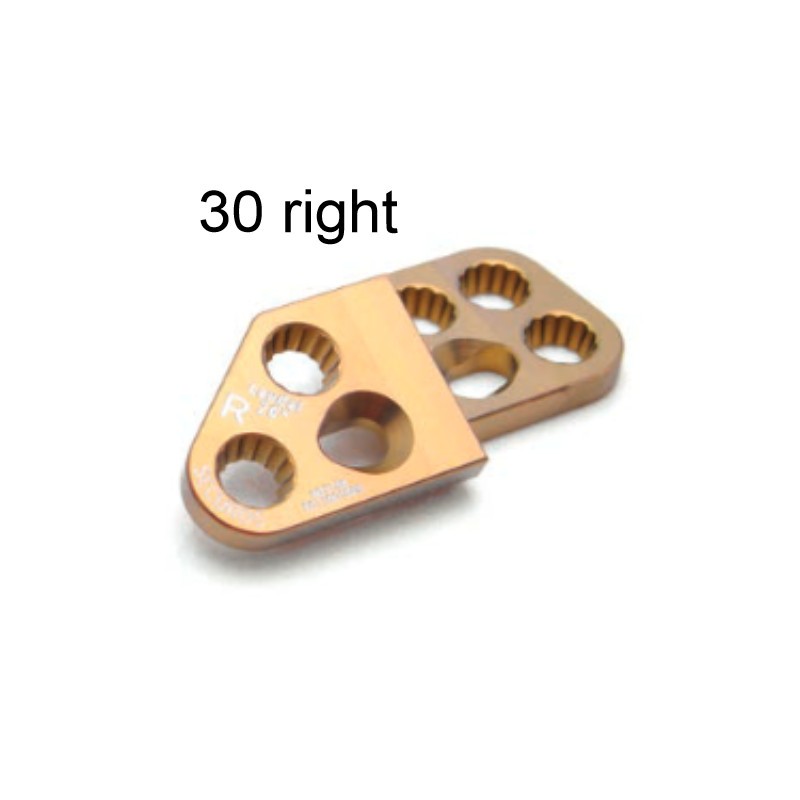 Płyta 3.5mm PAX Locking DPO Plates - Titanium (Gold, 7 holes, Right, 30) Securos