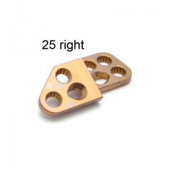 Płyta 3.5mm PAX Locking DPO Plates - Titanium (Gold, 7 holes, Right, 25) Securos