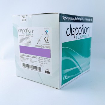 Wenflon kaniula dożylna 0.6x19mm 26G DISPOflon (fioletowy, sterylna, op/100 szt) Disposafe Health&Life Care Ltd.