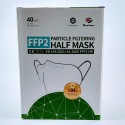 Maska ochronna FFP2 (op/40szt) EN149:2001+A1:2009