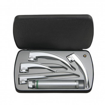 Zestaw laryngoskopowy światłowodowy LED Heine Classic+ (łyżki Pead1, Mac 2, Mac 3, Mac 4)