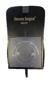 Obudowa piły do tplo marki Securos Surgical ustawienia częstotliwości
